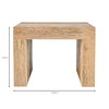 Evander Dining Stool Natural, Counter & Bar Stool by Moe's Home, 24.5" width x 18.75" height x 15" depth thumbnail 8