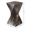 Euphrates Accent Table, Side & End Table by Uttermost, 10" width x 19" height x 10" depth thumbnail 3