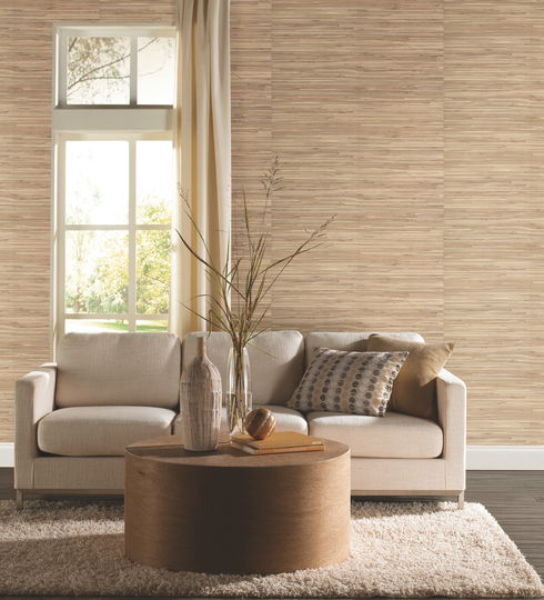 River Grass Beige Wallpaper