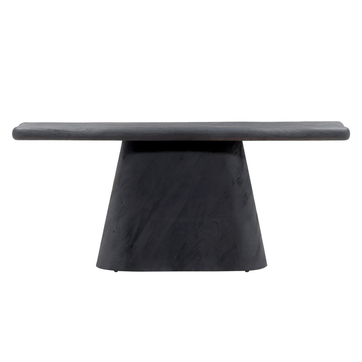 Marci Console Table Black, by Dovetail, 69.5" width x 30" height x 17" depth View 2