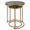 Aragon Brass Nesting Tables, S/2 thumbnail 5