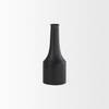 Aubrey Small 14.0H Black Iron Flower Vase, Decorative Jar by Mercana, 5.5" length x 5.5" width x 14" height thumbnail 7