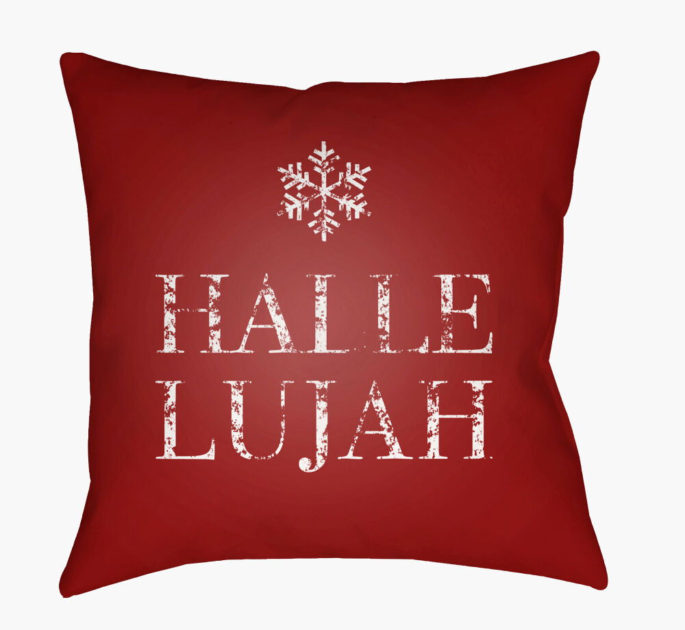 Hallelujah Accent Pillow, Decorative Pillow by Surya, 18" length x 18" width