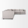 Halston 5 Piece Light Grey Corner Sofa Set thumbnail 2