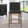 Klemens Chocolate Counter Stool, Counter & Bar Stool by Uttermost, 20" width x 38.5" height x 23" depth thumbnail 4
