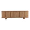 Luria Sideboard Light Natural, Sideboards & Buffet by Dovetail, 104" width x 32.4" height x 19.6" depth thumbnail 2