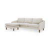 Quinn Sectional Oatmeal, Sectional Sofa by Moe's Home, 98" width x 33.5" height x 59.2" depth thumbnail 3