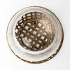Reena I Small Gold Woven Metal Base Table Candle Holder thumbnail 4