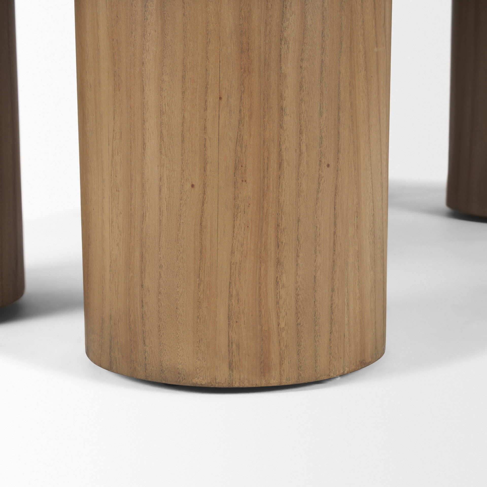 Tavi Rectangular Natural Brown with Column Legs Coffee Table, by Mercana, 55" length x 31.5" width x 16.5" height View 9