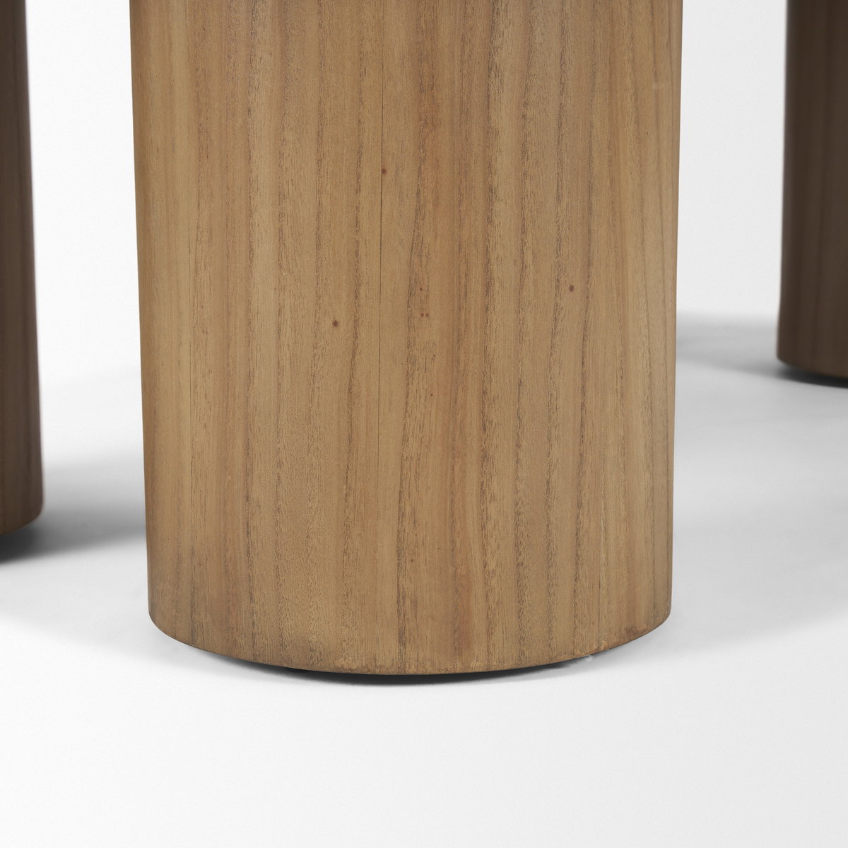 Tavi Rectangular Natural Brown with Column Legs Coffee Table, by Mercana, 55" length x 31.5" width x 16.5" height View 9