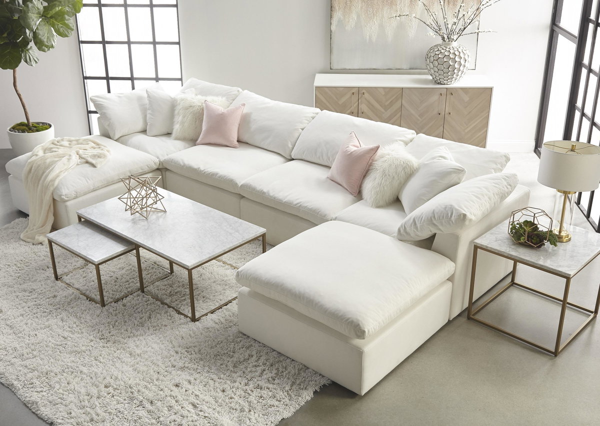 Sky Modular Ottoman, Seating by Essentials for Living, 39.5" width x 21.5" height x 39.5" depth View 9
