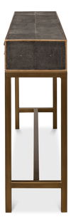 Gideon Shagreen Console Table, Ant.Grey thumbnail 2