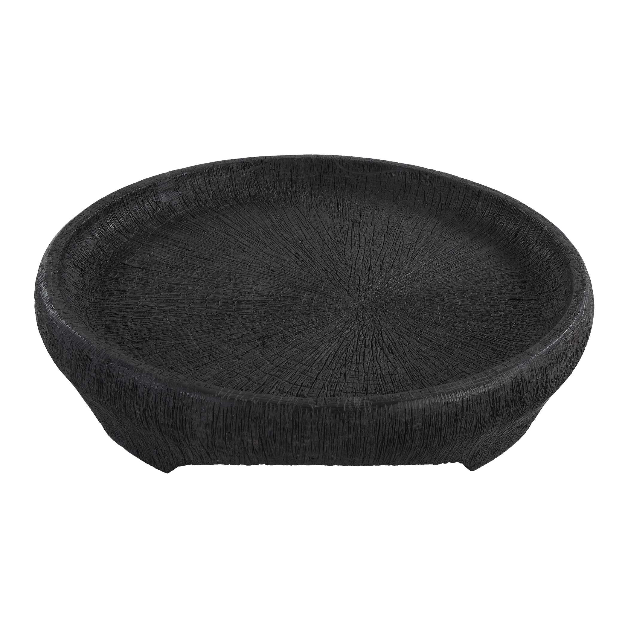 Resonance Indoor-Outdoor Resin Bowl, Decorative by Uttermost, 25" width x 5.5" height x 25" depth View 4