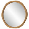 Salina Round Bamboo Mirror thumbnail 4