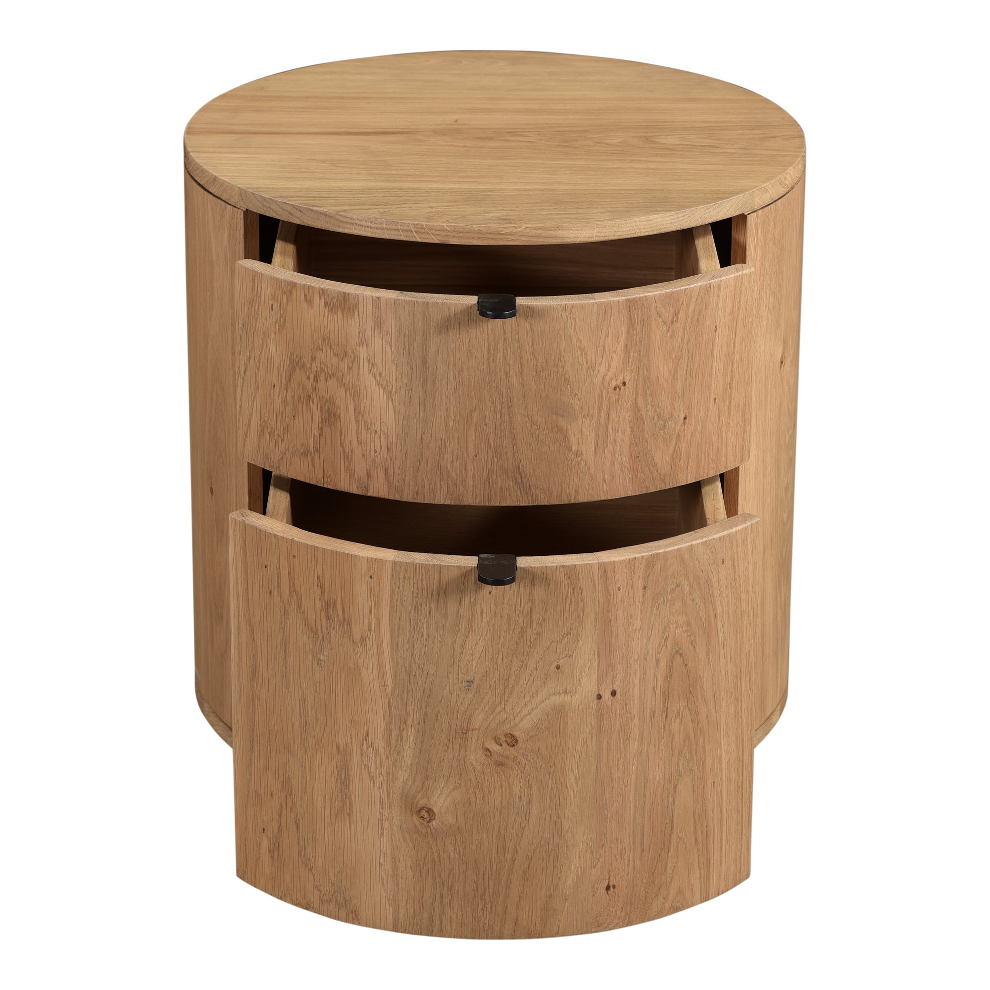 Theo Two Drawer Nightstand, by Moe's Home, 19" width x 19" height x 19" depth View 5