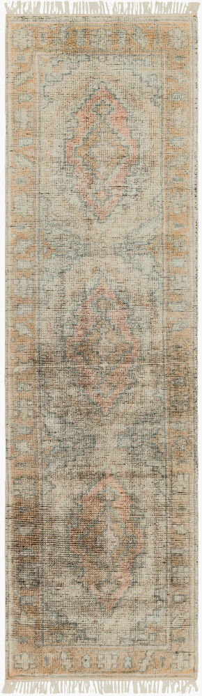 Nirvana Handmade Rug, by Surya, 8' length x 2'6" width