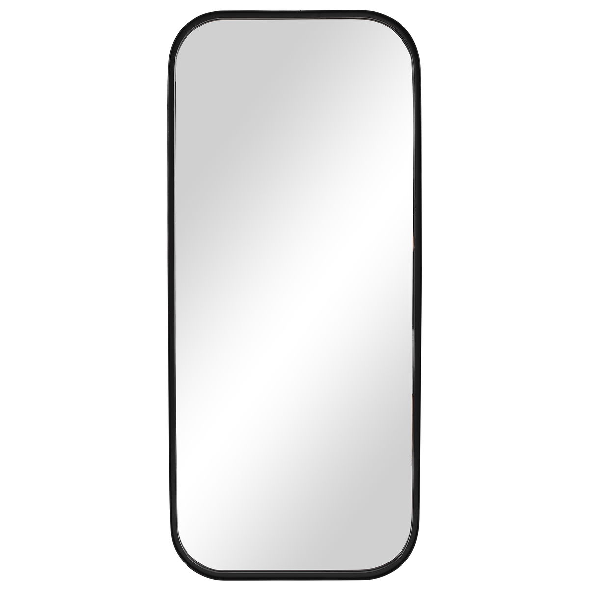 Concord Black Tall Iron Mirror, by Uttermost, 30" width x 70" height x 2.25" depth View 1