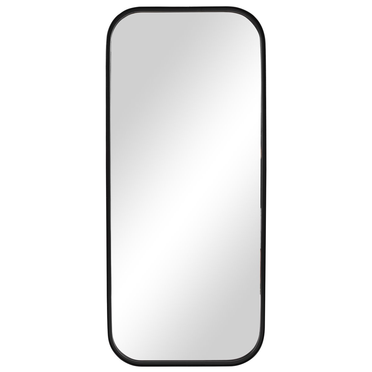 Concord Black Tall Iron Mirror, by Uttermost, 30" width x 70" height x 2.25" depth View 1