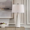Loire Ivory Glaze Table Lamp, by Uttermost, 19" width x 35.75" height x 19" depth thumbnail 2