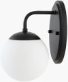 Marzio Wall Sconce, by Surya, 7" length x 6" width x 9" height thumbnail