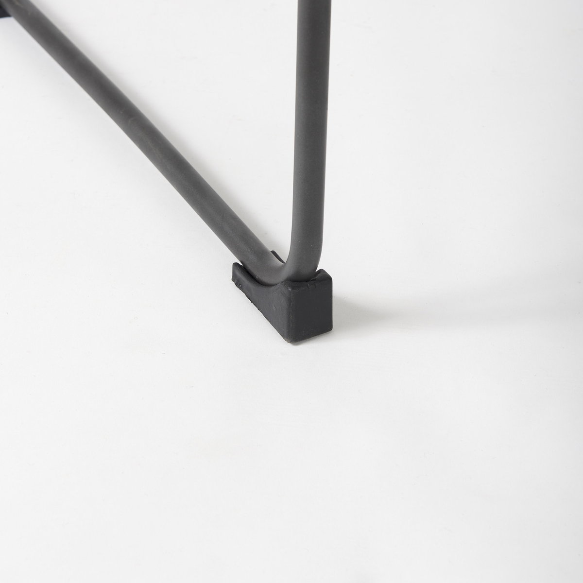 Direttore 19.3L x 19.3W x 44.1H Black Leather Seat with Black Iron Frame Bar Stool, Counter & Bar Stool by Mercana, 19.3" length x 20" width x 44.1" height View 11