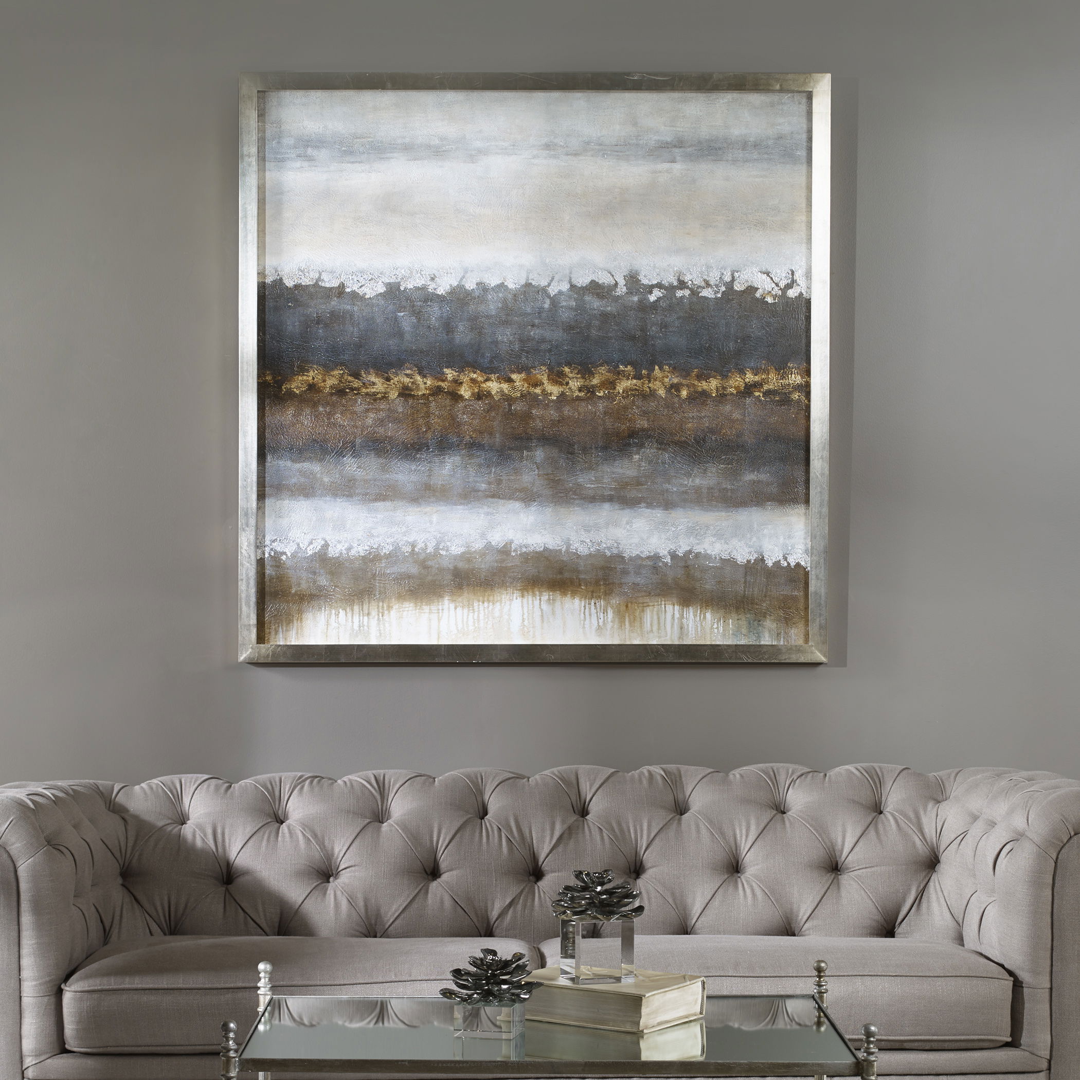 Layers Landscape Art, Painting by Uttermost, 50" width x 50" height x 1.75" depth View 5