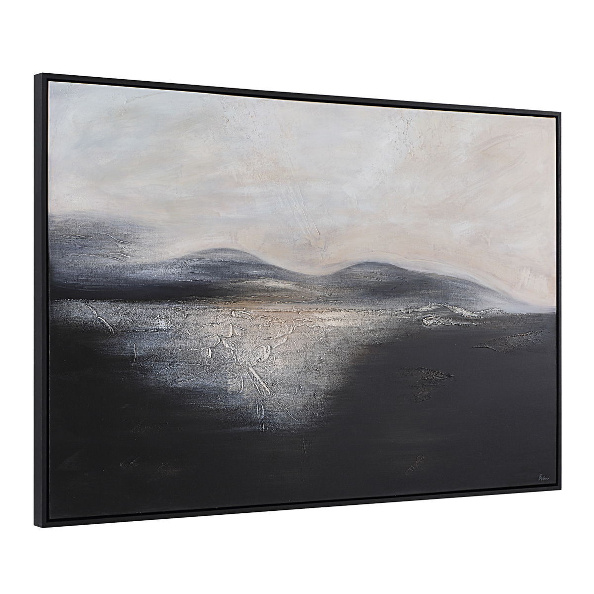 Suez, Painting by Renwil, 40" height x 2" depth View 2