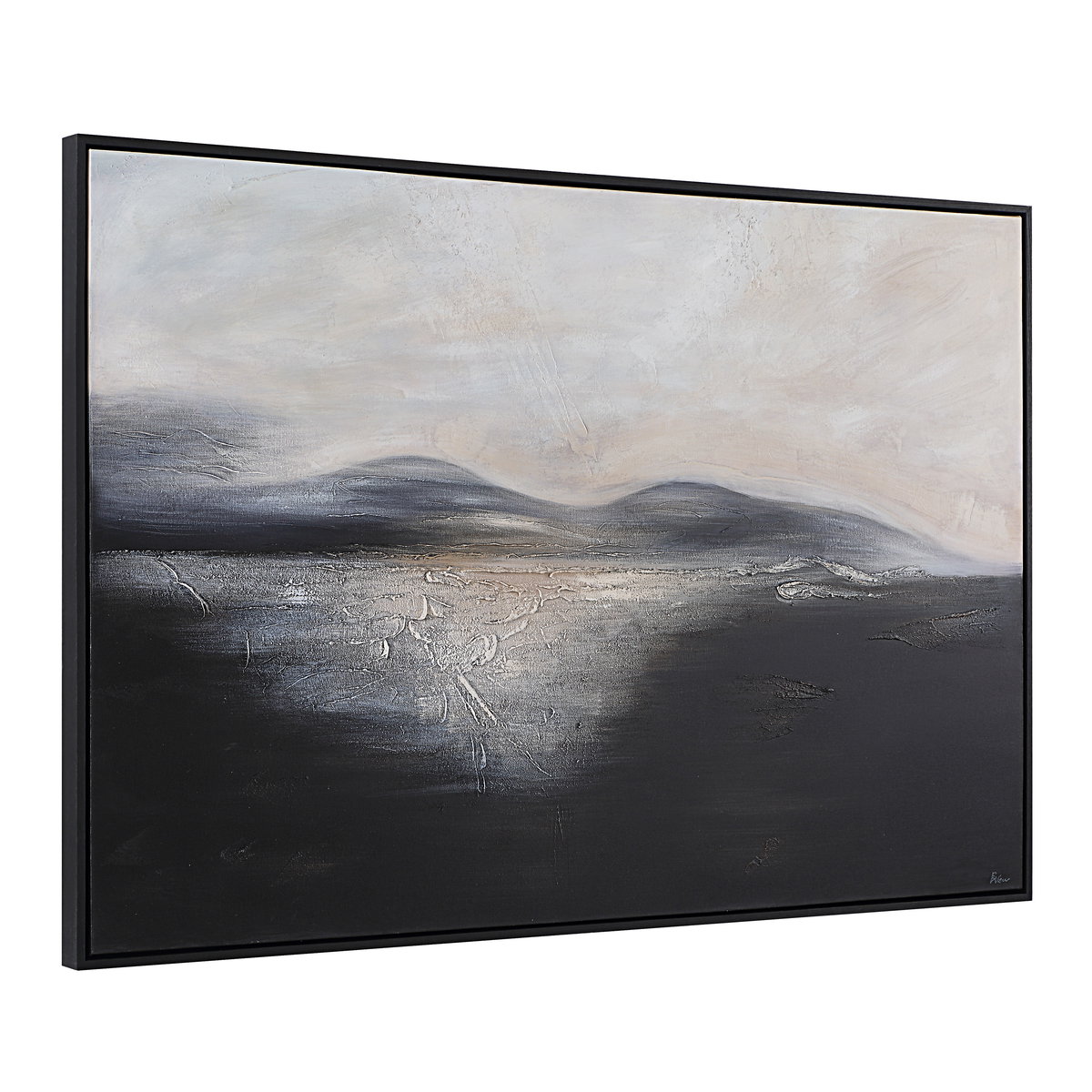 Suez, Painting by Renwil, 40" height x 2" depth View 2