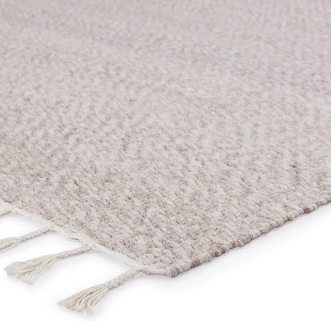 Jaipur Living Adria Indoor/ Outdoor Solid Cream/ Gray Area Rug 9'X12' large image 
