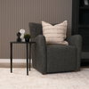 Timothy 16.0L x 16.0W X 20.0H Ebony Black Iron Side Table, Side & End Table by Mercana, 16" length x 16" width x 20" height thumbnail 4