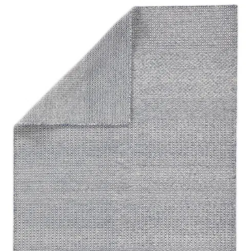 Provence Geometric Hand-Woven Wool Dark Blue/Ivory Area Rug