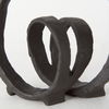 Stanislaw II Black Metal Infinite Ribbon Sculpture, Decorative Object by Mercana, 8.27" length x 4.72" width x 8.27" height thumbnail 12