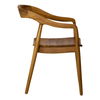 Ingrid Arm Chair in Teak, by Woven, 22" width x 31" height x 23" depth thumbnail 4