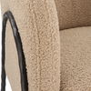 Jacobsen Tan Shearling Barrel Chair thumbnail 4