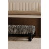 Priya Bench Black, Benche by Moe's Home, 55.9" width x 16.5" height x 20.5" depth thumbnail 5
