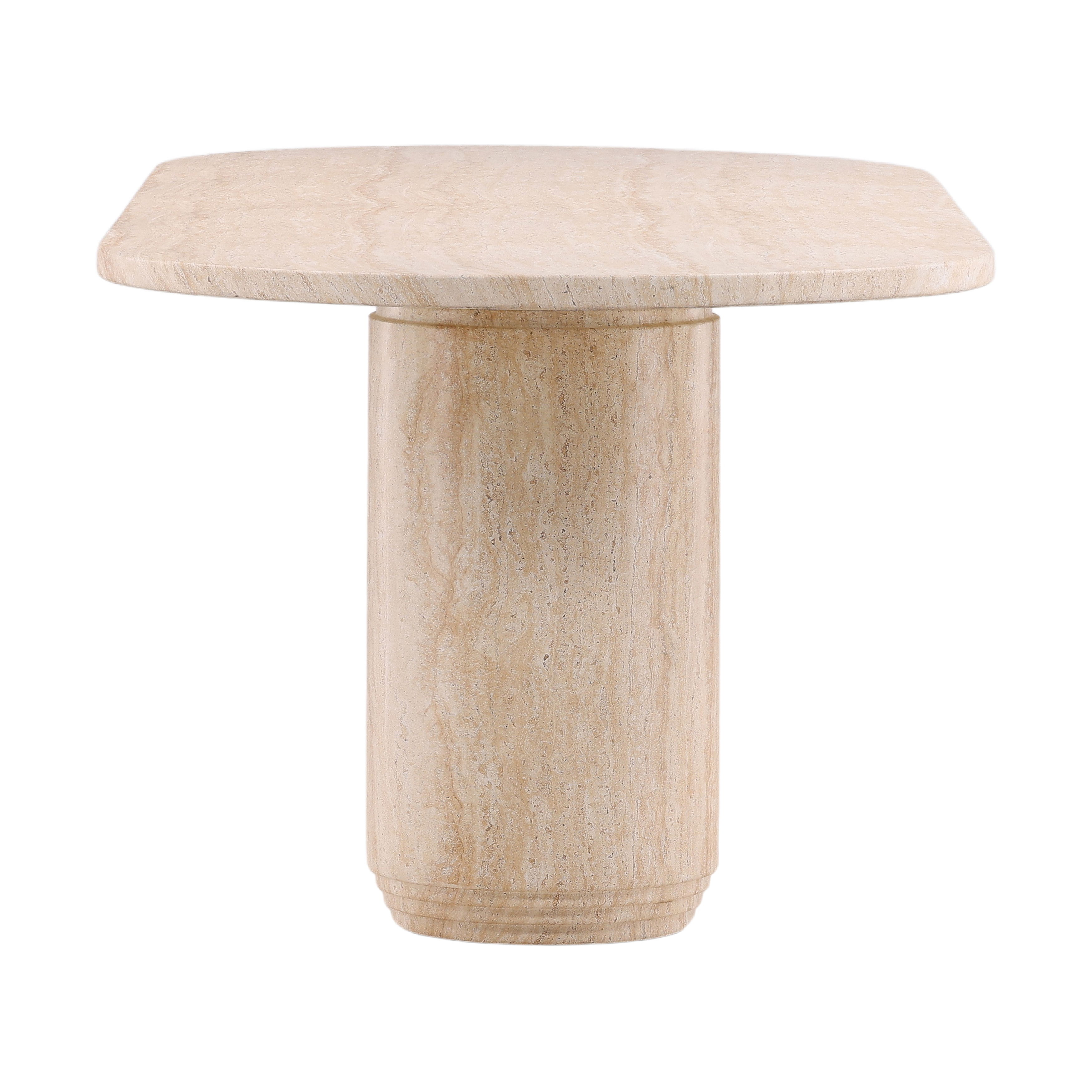 Jimenez Outdoor Dining Table Natural large image 