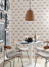 Black & Beige Dashing Stripe Wallpaper thumbnail 2