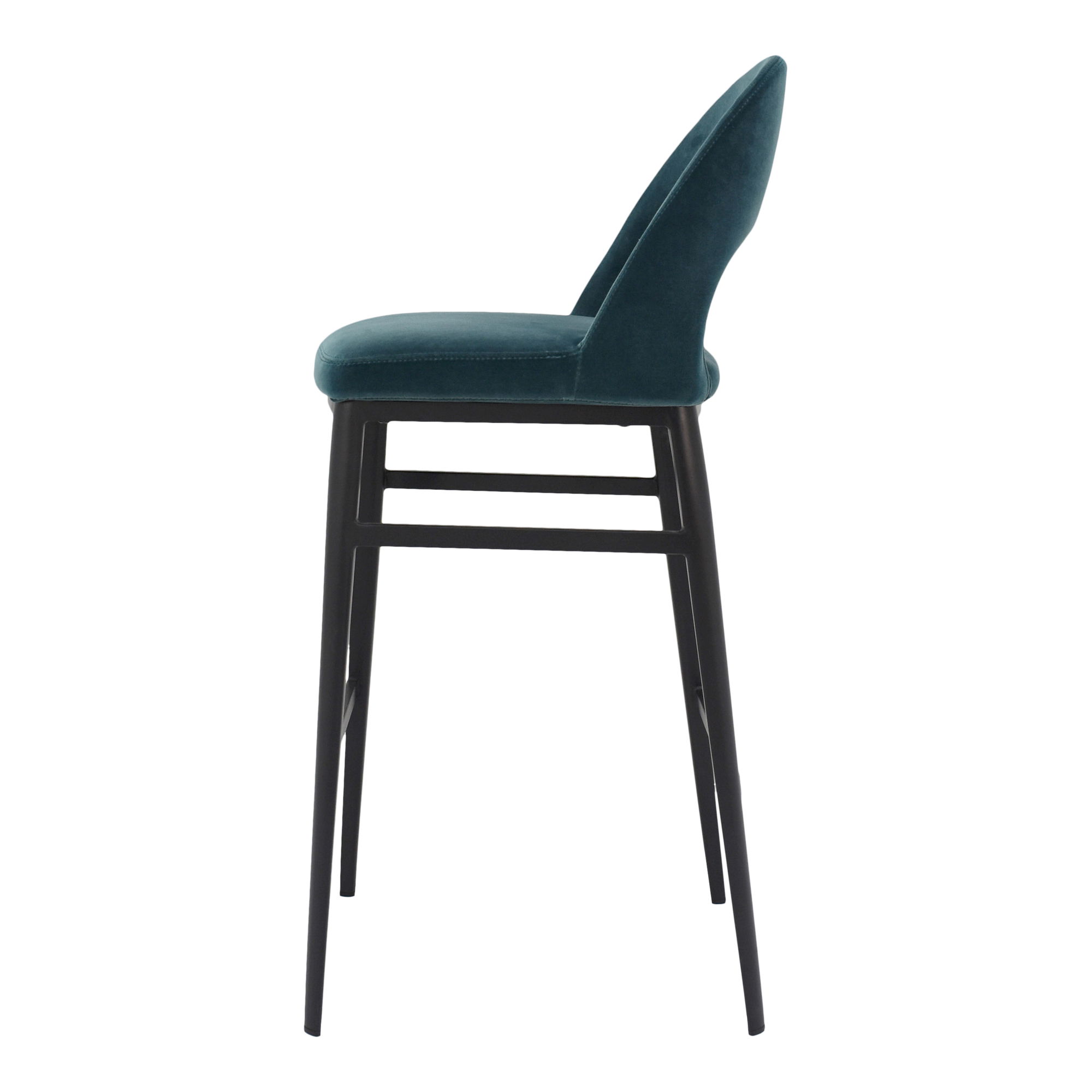 Roger Bar Stool Teal, Counter & Bar Stool by Moe's Home, 16.5" width x 42" height x 20" depth View 3