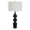 Caviar Black Table Lamp, by Uttermost, 17" width x 32.75" height x 17" depth thumbnail 5