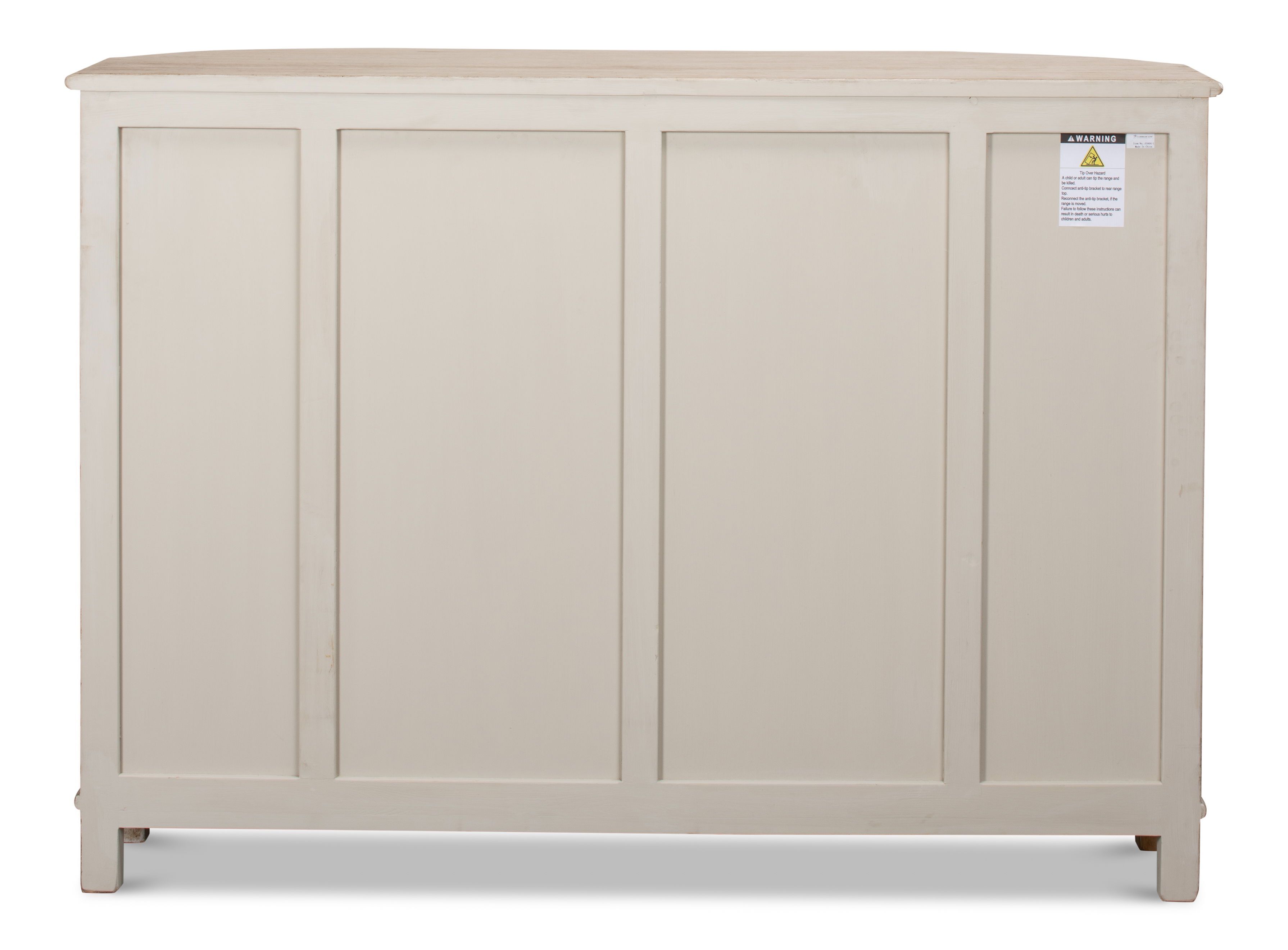 Brooks Demilune, Stone Grey, Cabinets & Sideboard by Sarreid, 63" length x 20" width x 45" height View 3