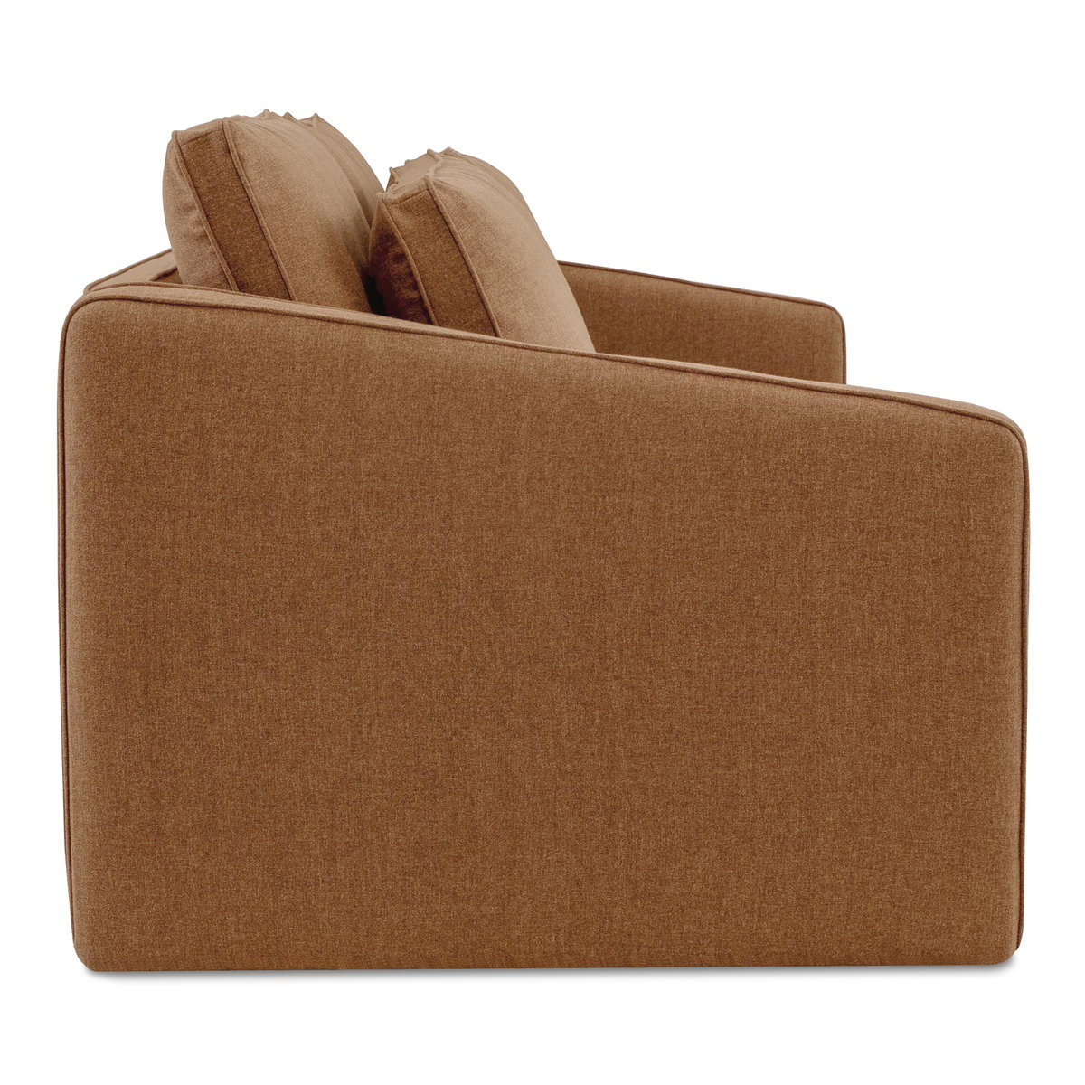 Phoebe Sofa Rust, Sofas & Sectional by Moe's Home, 91.3" width x 28.9" height x 39.4" depth View 4
