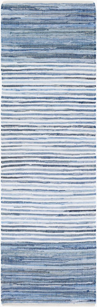 Denim Handmade Rug large image 