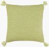 Makrome Accent Pillow Poly, Decorative Pillow by Surya, 22" length x 22" width thumbnail