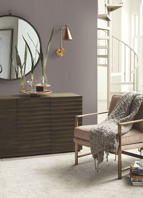 Seagrass Light Grey Wallpaper