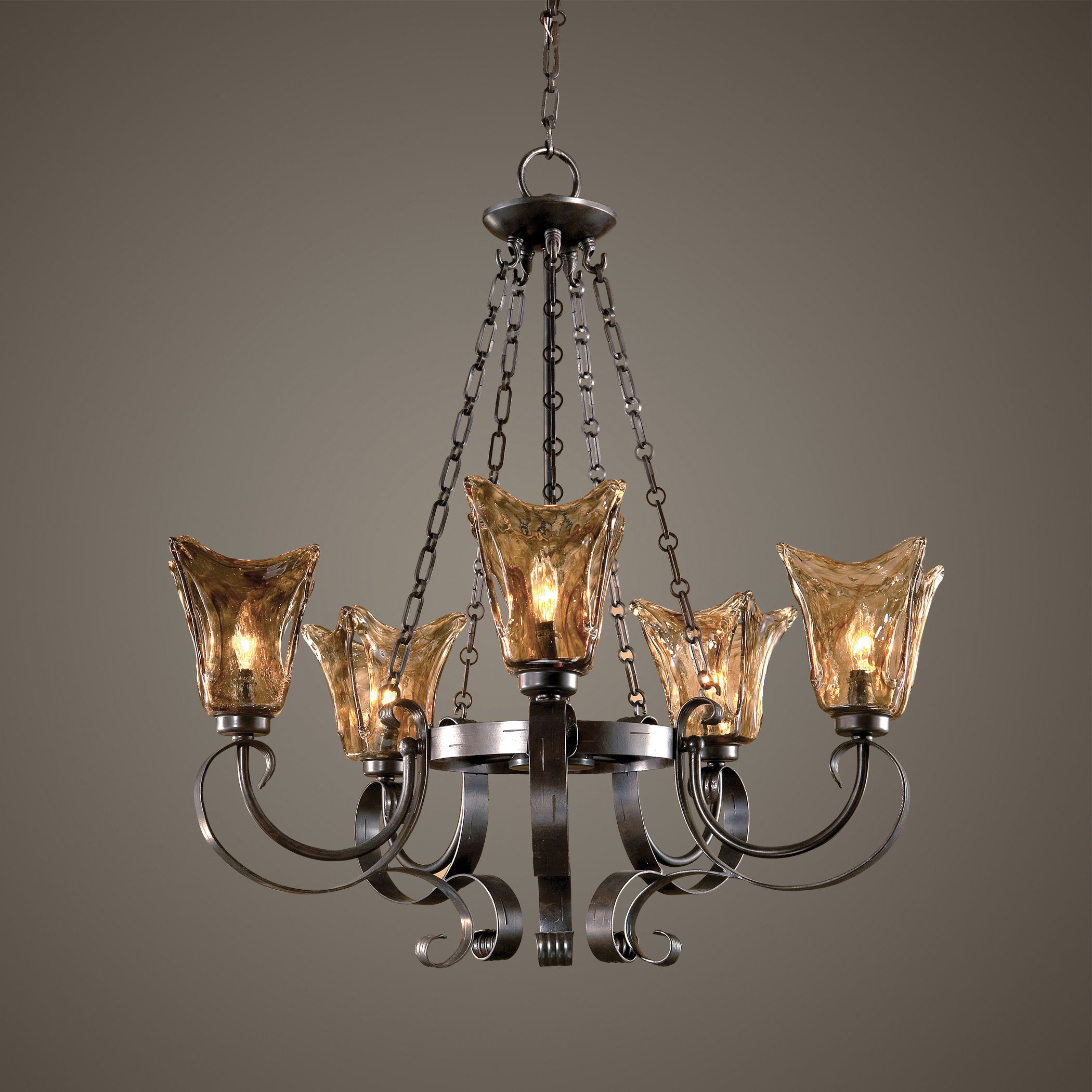 Vetraio 5Lt Oil Rubbed Bronze Chandelier large image 