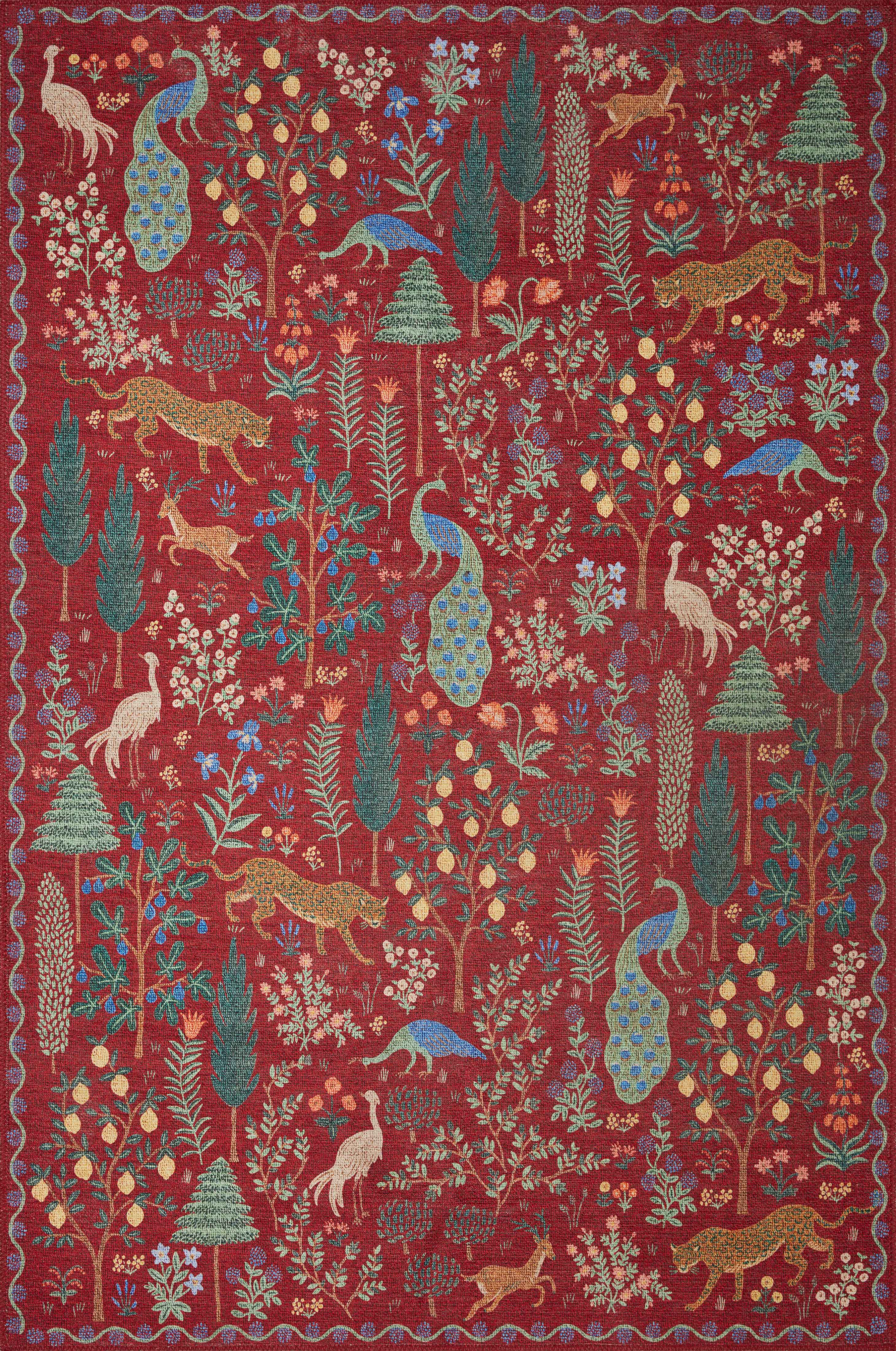 Rifle Paper Co. x Loloi Menagerie Rug large image 