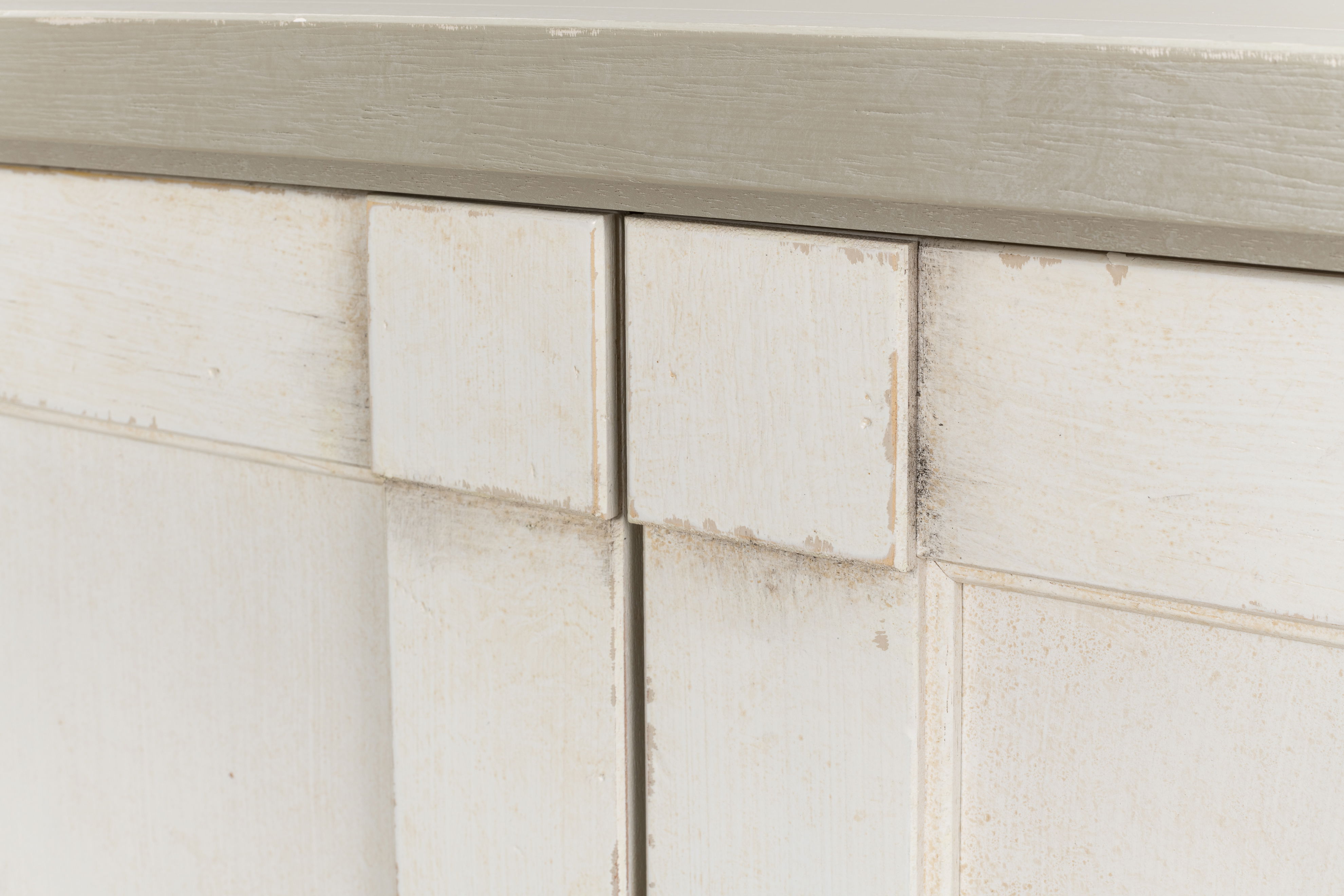 Luciana 6 Wood Dr Buffet,112',Wh/Wh,G.Qz, Cabinets & Sideboard by Sarreid, 112" length x 15" width x 38" height View 18