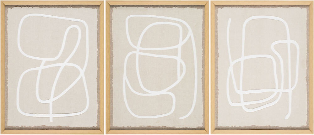 Lines Framed Art, Painting by Surya, 26" width x 34" height