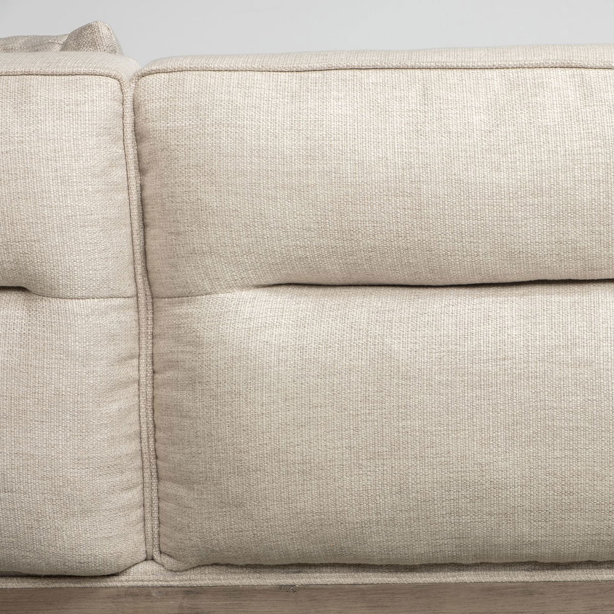 Denali IV 121' Beige Upholstered Wooden Frame Left Four Seater Sectional, Sectional Sofa by Mercana, 121" length x 86" width x 30.25" height View 10