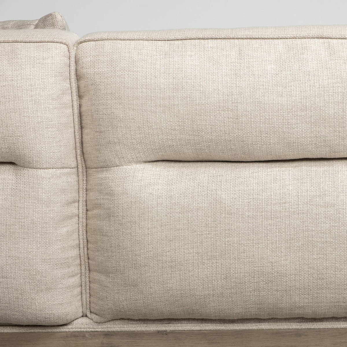 Denali IV 121' Beige Upholstered Wooden Frame Left Four Seater Sectional, Sectional Sofa by Mercana, 121" length x 86" width x 30.25" height View 10